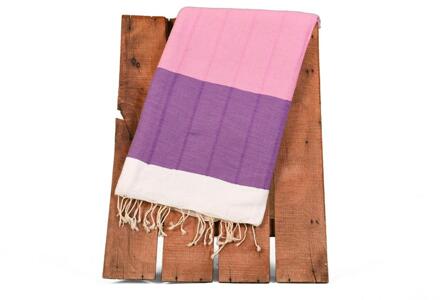 Handdoek Polo Peshtemal, 100% Turkse Biologisch Katoen Handgemaakte Handdoek, Peshtemal Turks Handdoek, Strandlaken, badkamer Handdoek, Picknick Polo roze