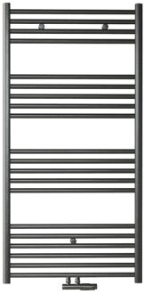 Handdoek Radiator BWS Cory 120x60 cm 414 Watt Midden en Zijaansluiting Gunmetal