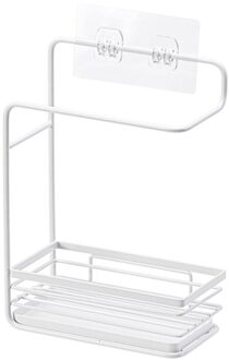 Handdoek Rag Doek Opbergrek Met Afvoer Pan Tray Schotel Borstel Houder Afvoer Plank Spons Organizer Lijm Aanrecht