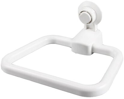 Handdoek Ring Vacuüm Sterke Zuignap Punch Gratis Keuken Handdoek Haak Huishoudelijke Geen Spoor Opslag Plank wit