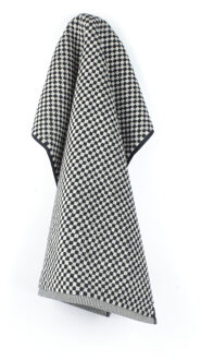 Handdoek Small Check Black