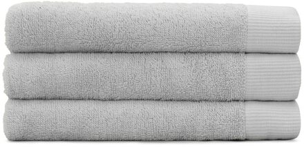 handdoek Weekend - 60x110 cm - Lichtgrijs - 3 stuks