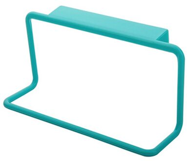 Handdoekenrek Opknoping Houder Organizer Badkamer Keukenkast Kast Hanger Thuis Badkamer Keuken Opknoping Metalen Handdoekenrek Blauw
