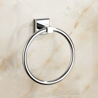 Handdoekenrek Ring Gratis Geperforeerde Ring Handdoek Handdoek Nordic Creatieve Golden Badkamer Handdoek Ring Ring Gold Dyuihr S006