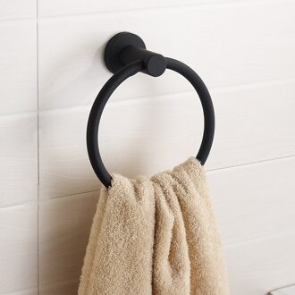Handdoekenrek Ring Gratis Geperforeerde Ring Handdoek Handdoek Nordic Creatieve Golden Badkamer Handdoek Ring Ring Gold Dyuihr S008