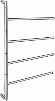 Handdoekenstang Smedbo Outline Lite 4 Arms 41x6x62 cm RVS Gepolijst Chroom