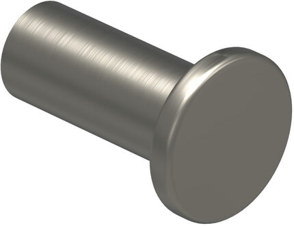 Handdoekhaak - enkel - Geborsteld nickel PVD 6500553 Nickel geborsteld PVD (RVS)