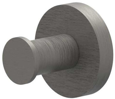 Handdoekhaak - enkel - groot - Geborsteld metal black PVD 6500606 Metal black geborsteld (antraciet)