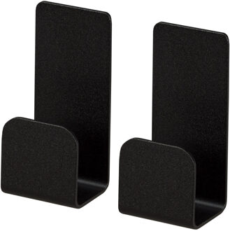 Handdoekhaak Haceka Redefine Enkele Haak S/2 Alu Mat Zwart Haceka