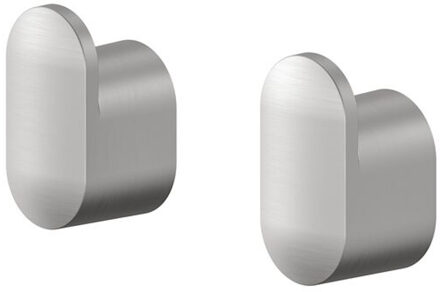 Handdoekhaak Klein Tiger Cooper (2 stuks) RVS Geborsteld Zwart