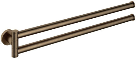 Handdoekhouder Hotbath Cobber Draaibaar Verouderd Messing Living Colours