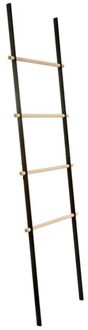 Handdoekladder Cipi Scala 49x170x3 cm Metaal Zwart Cipi