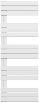 Handdoekradiator - links - aansluiting/comb - 1600X600mm- Wit BUCW1600600 Wit glans