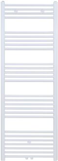 Handdoekradiator - middenaansluiting - 1600X400mm - 614Watt - Wit BW1600400 Wit glans