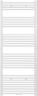 Handdoekradiator - middenaansluiting - 1800X600mm - 944 Watt - Wit Mat Geborsteld BWM1800600