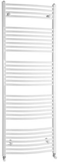 Handdoekradiator Sapho Aqualine Radiators Gebogen 170x75 cm Wit