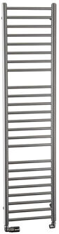 Handdoekradiator Sapho Dina Recht 40x156 cm Metallic Zilver Sapho