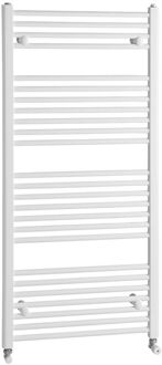 Handdoekradiator Sapho Direct Recht 75x132.2 cm 864W Wit