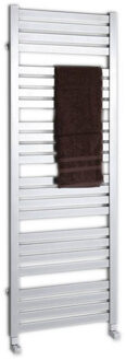 Handdoekradiator Sapho Nevel Recht 55.5x104.3 cm 440W Zilver