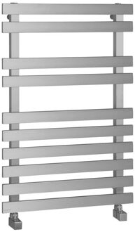 Handdoekradiator Sapho Truva Recht 50x75 cm Geborsteld RVS