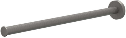 Handdoekrek - vast - enkel - 38cm - Geborsteld metal black PVD 6500156 Metal black geborsteld (antraciet)