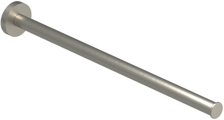 Handdoekrek - vast - enkel - 38cm - Geborsteld nickel PVD 6500153 Nickel geborsteld (RVS)