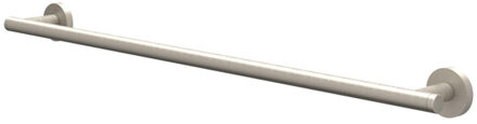 Handdoekrek - wand model - 60cm - enkel - Geborsteld nickel PVD 6500053 Nickel geborsteld PVD (RVS)