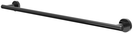 Handdoekrek - wand model - 60cm - enkel - Zwart chroom PVD 6500057 Zwart chroom glans (antraciet)