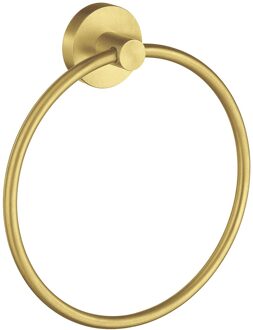 Handdoekring Smedbo Home 17x3,6 cm Mat Messing Goud