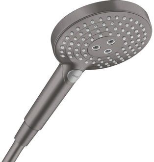 Handdouche HansGrohe Raindance Select S AirPower 120 3jet Geborsteld Zwart Chroom