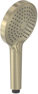 Handdouche MAY 3-Standen Met Antikalk Nozzles Geborsteld Mat Goud PVD