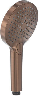 Handdouche MAY 3-Standen Met Antikalk Nozzles Geborsteld Mat Koper PVD