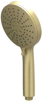 Handdouche - rond - 3-standen - antikalk nozzels - ABS kunststof - Geborsteld mat goud PVD 6900404 Goud geborsteld