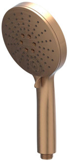 Handdouche - rond - 3-standen - antikalk nozzels - ABS kunststof - Geborsteld mat koper PVD 6900405 Koper geborsteld