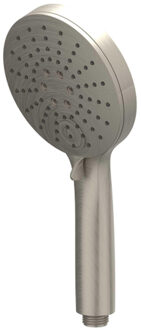 Handdouche - rond - 3-standen - antikalk nozzels - ABS kunststof - Geborsteld nickel PVD 6900403 Nickel geborsteld (RVS)