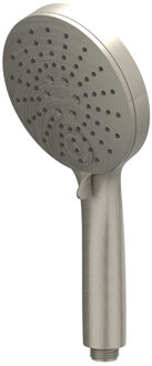 Handdouche - rond - 3-standen - antikalk nozzels - ABS kunststof - Geborsteld nickel PVD 6900403 Nickel geborsteld (RVS)