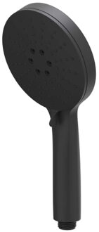 Handdouche - rond - 3-standen - antikalk nozzels - ABS kunststof - Mat zwart PED 6900402 Zwart mat