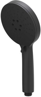 Handdouche - rond - 3-standen - antikalk nozzels - ABS kunststof - Mat zwart PED 6900402 Zwart mat