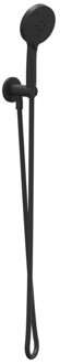 Handdoucheset - 150cm doucheslang - wandhouder met uitlaat - 3 standen handdouche - Mat zwart PED 6901142 Zwart mat