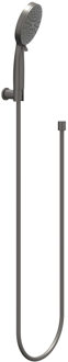 Handdoucheset IVY Set Bestaande Uit Doucheslang 150 cm, Wandhouder En Handdouche 3-Standen Geborsteld Metal Black PVD