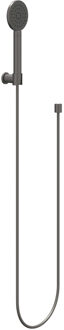 Handdoucheset IVY Set Bestaande Uit Doucheslang 150 cm, Wandhouder En Handdouche Satin Spray Geborsteld Metal Black PVD