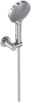 Handdoucheset MAY 3-Standen Handdouche, Verstelbare Wandsteun en Smooth Doucheslang 125 cm Chroom