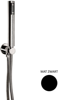 Handdoucheset Sanimex Giulini met Ophanghaak en Doucheslang Mat Zwart