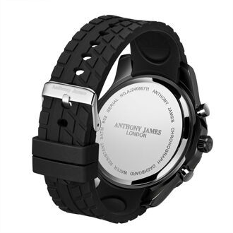 Handgemaakte Anthony James Limited Edition Chronograaf Dashboard wit
