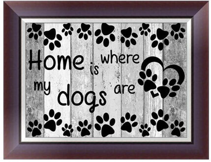 Handgemaakte DIY Diamant Borduurwerk Schilderij Needlepoints Geteld Borduurpakketten Wanddecoratie 5