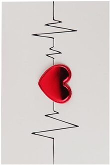 Handgemaakte Diy Effen Rood Hart Wenskaart Met Enveloppen I Love U Postkaart Bruiloft Uitnodiging Kaart Valentijnsdag