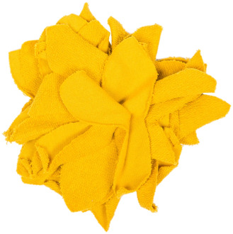 Handgemaakte Gele Broche Speld Douuod Woman , Yellow , Dames - ONE Size