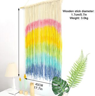 Handgemaakte Geweven Macrame Muur Opknoping Wandtapijten Bruiloft Wanddecoratie Nordic Achtergrond Muur Thuis Woonkamer Thuis Boho Decor