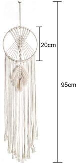 Handgemaakte Geweven Macrame Muur Opknoping Wandtapijten Bruiloft Wanddecoratie Nordic Achtergrond Muur Thuis Woonkamer Thuis Boho Decor