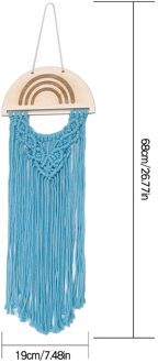 Handgemaakte Geweven Macrame Muur Opknoping Wandtapijten Bruiloft Wanddecoratie Nordic Achtergrond Muur Thuis Woonkamer Thuis Boho Decor